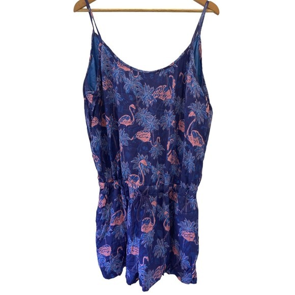 NWT Tipsy Elves‎ Flirty Flamingos Romper with Coastal Chic Vibes Size XXL - Picture 3 of 8